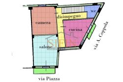 Appartamento indipendente - San Sossio Baronia (AV) via Aniello Coppola, (adiacente piazza Tre Cannelle) proponiamo in vendita appartamento di complessivi mq. 85,00, con ingresso indipendente