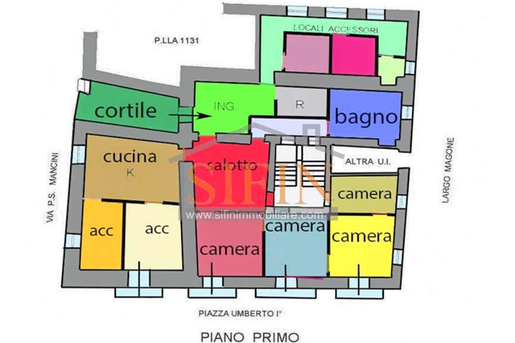 Appartamento storico - appartamento in vendita a Savignano Irpino sulla centralissima Piazza Umberto I