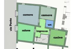Appartamento Centro Storico - Fontanarosa (AV) nel pieno centro storico, via Bianchi, proponiamo in vendita appartamento di mq. 120,00 ca. ubicato al secondo piano di piccola palazzina