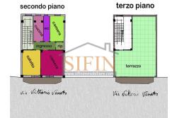 Appartamento  - Grattaminarda (AV) su corso Vittorio Veneto, a pochi passi dalla piazza, in piccolo condominio composto da soli due appartamenti, proponiamo in vendita appartamento di mq. 85,00 ca. con mq. 8,00 di balconi e mq. 60,00 di terrazzo panoramico