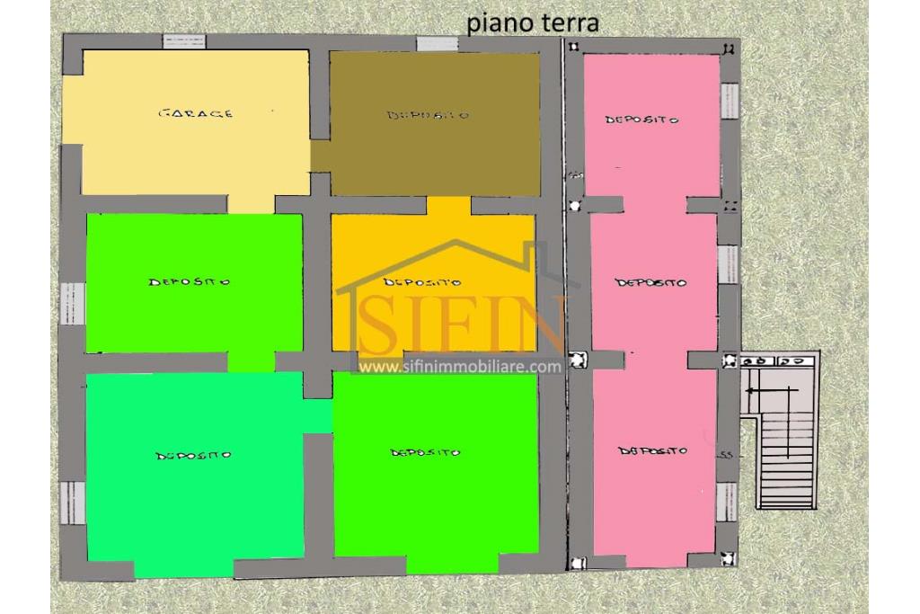 Villa con Terreno - villetta di complessivi mq. 280,00 ca. oltre a deposi per ulteriori mq. 150,00 il tutto circondato da oltre quattro ettari di terreno (mq. 45.000,00) sufficienti per impiantare un azieda agricola.