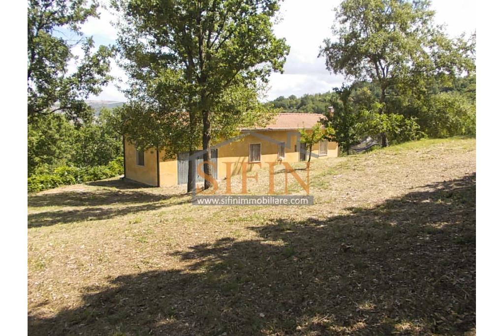 Casa con Terreno - San Sossio Baronia (AV), C/da Fabbricata, a soli 1,2km dal Piazza Mercato, proponiamo in vendita graziosa casetta di mq. 60,00 ca. oltre garage di mq. 25,00 ca. immersa nel verde e circondata da siepe di lauroceraso oltre a mq. 700,00 di giardino terrazzato ed ulteriori mq. 7.000,00 ca. di terreno