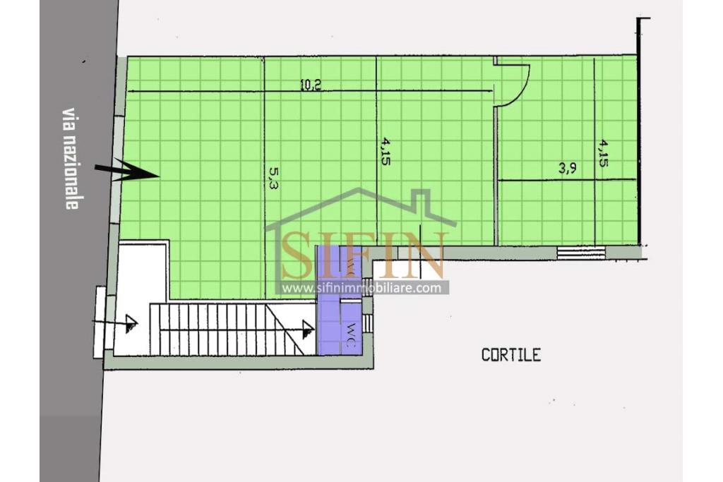 Locale Commerciale - Passo di Mirabella Eclano, su via Nazionale, a pochi passi dalla piazza principale, proponiamo in locazione locale commerciale di mq. 65,00