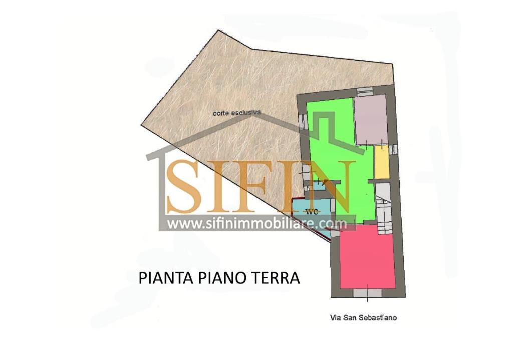 Casa con Giardino - Taurasi (AV), terra del buon vino, sulla centralissima via San Rocco, proponiamo in vendita villa a schiera di complessivi mq. 160,00 disposta su due livelli
