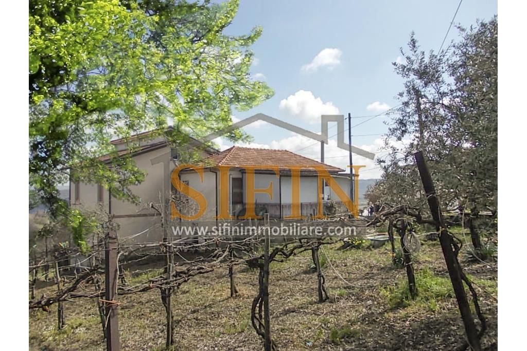 Casa con giardino - Montemarano (AV), proponiamo in vendita casa semindipendente (appartamento) ubicata alla Contrada Acquavivola, composta da veranda d'ingresso, corridoio, cucina due camere e bagno al piano rialzato per un totale di complesivi mq. 75,00 ca. oltre ad un deposito di mq. 15,00 al piano seminterrato e piccolo giardino di mq. 70,00 ca.