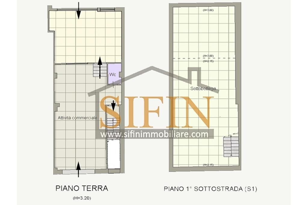 Locale con deposito  - Grottaminarda, in zona centrale , corso Vittorio Veneto, n. 130, proponiamo in locazione locazle commerciale di mq. 110,00 ca. oltre a mq. 110,00 di deposito