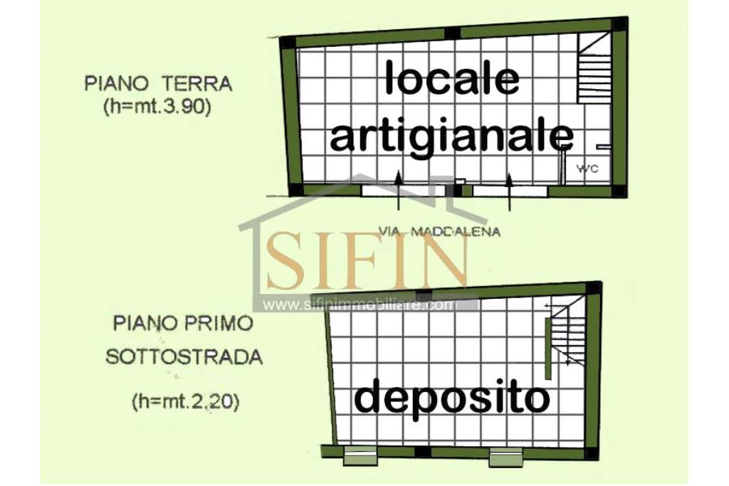 Locale con Deposito - Mirabella Eclano, via Maddalena, su strada principale, proponiamo in vendita locale di complessivi mq. 120,00